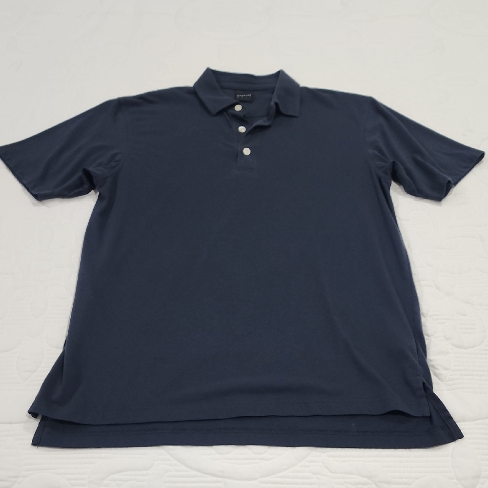 Dunning Golf Men's Navy Golf Polo Shirt
